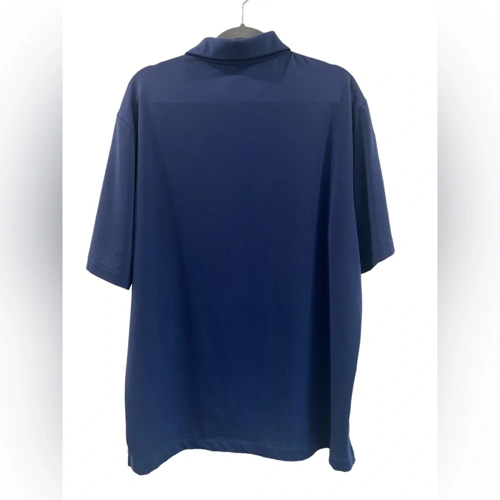 Nike Dri-Fit Mens Golf Shirt XL Blue Welt Pocket‎ 100% Polyester